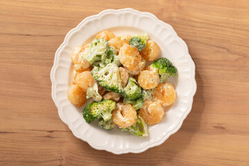 エビマヨ　ブロッコリー