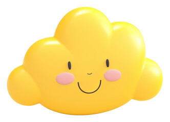 PNG Sun and cloud cartoon toy