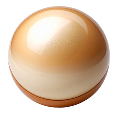 Smooth gradient sphere on black background