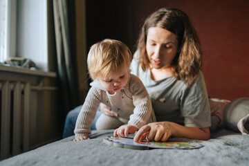 Exploring Colors and Shapes With a Loving Mother