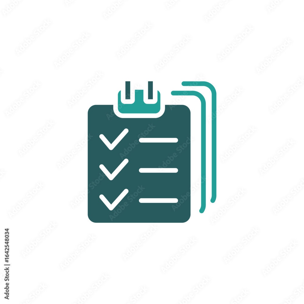 Poster survey icon set.vector.editable stroke.linear style sign for use web design,logo.symbol illustration