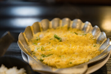 青森県の郷土料理、貝焼き味噌