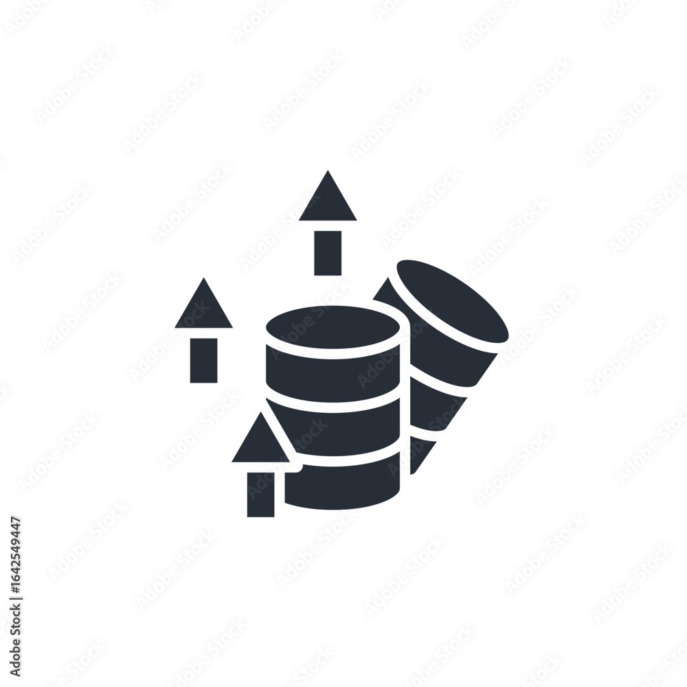 Poster data collection icon. vector.editable stroke.linear style sign for use web design,logo.symbol illust