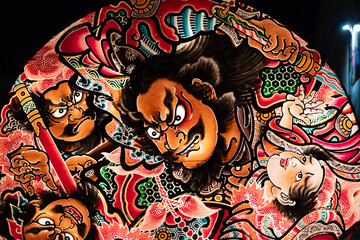 夏の弘前市の弘前ねぷたまつり