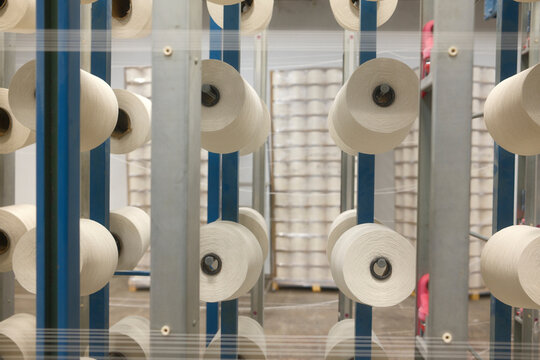 Textile Yarn Spools
