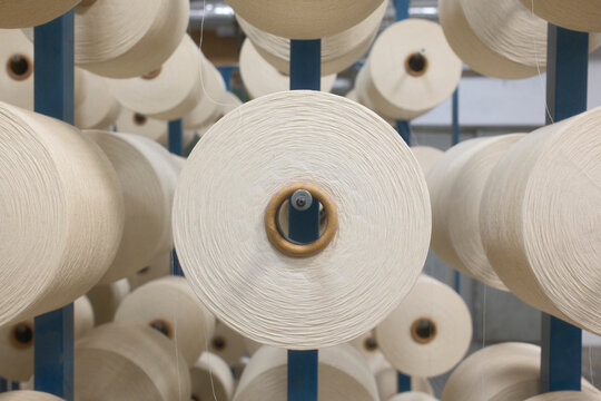 Textile Yarn Spools

