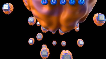 3D Animation of Ai | Alpha Channel