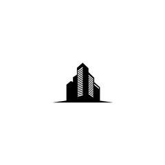 Fototapeta premium Abstract Architectural Minimalist Line Art Design Building Silhouette on Black Background Striking Contemporary Graphic Aesthetic Illustration Clean Lines and Modern Style