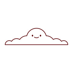Blue Clouds Flat Vector Set