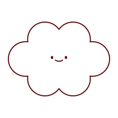 Blue Clouds Flat Vector Set