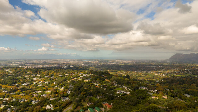 Cloud Shadows Over Suburban Cape Town