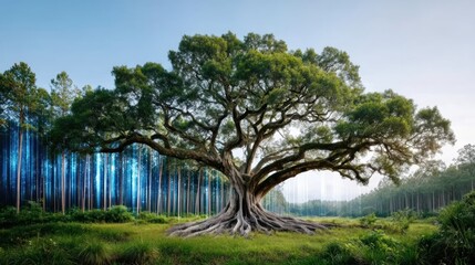 Innovative Solar Tree Structures Shaping the Future of Clean Energy in Smart Parks and Regenerating Natural Habitats