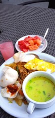 there are juices and other healthy foods