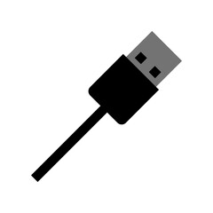 Cable, charger, battery, recharge, discharged, charged, cell phone, device, electronic, empty, full, symbol, icon.