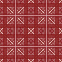 Seamless Plaid Pattern Background Vector – Classic Checkered Textile, Tartan Fabric, Geometric Striped Weave, Fashion Design, Decorative Surface, Wrapping Paper, Interior Decor EPS Illustration

