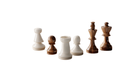 Chess Pieces: A visual representation of strategy and intellect, these meticulously crafted chess pieces stand as silent sentinels on the battlefield of strategic thought.