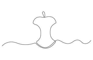 Black and White apples are bitten, rotten, have swarming flies in a white background For assembly Or create teaching material for mothers who do Homeschool And teachers who find pictures for teaching 