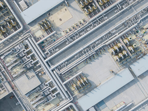 Semiconductor Wafer Plant Construction with Ductwork
