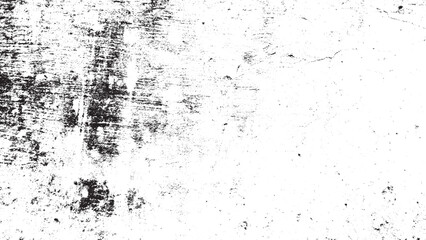 Abstract Black and White Grunge Texture Overlay Vector