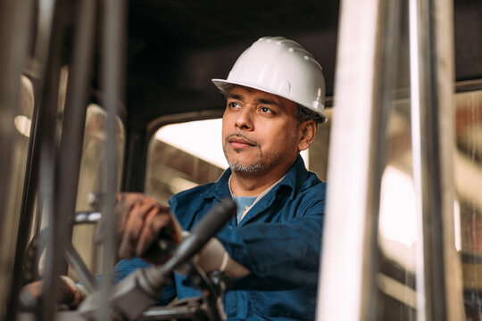 Forklift driver