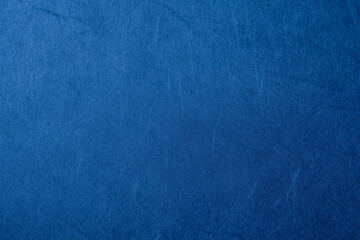 青色の和紙の背景　Blue Japanese washi paper background