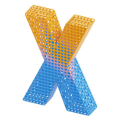 X 3D Illustration
