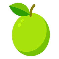 vector illustration of a green 