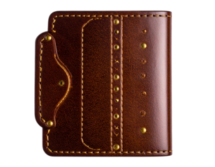 3D Blue Ribbon Bookmark with Shadow, Angled Side Perspective, isolated