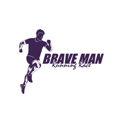 Women Running logo design vector. Silhouette Woman Running Template Illustration