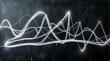 Dynamic financial chart showing stock market volatility and business growth trends - Powered by Adobe