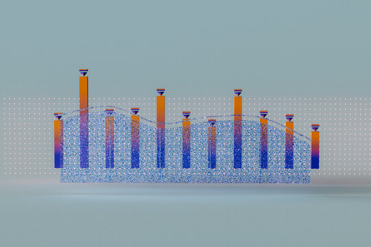  Low Profile Data Bars on Light Background