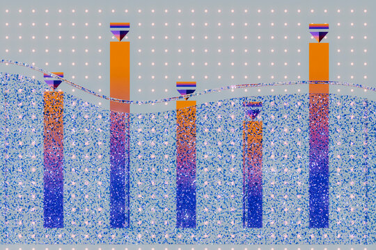  Dynamic Business Bars with Floating Dots