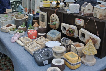 shop in christmas market