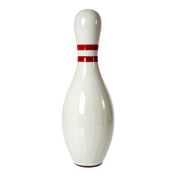 bowling ball and pins