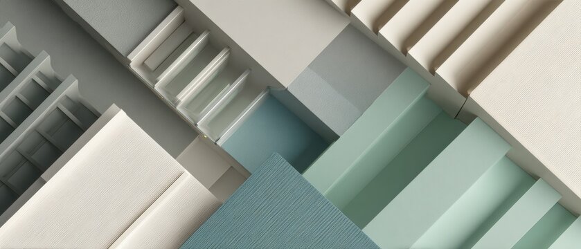 Modern Abstract Geometric Blocks Background Premium Minimalist Design for Professional Tech and Creative Marketing Content - Powered by Adobe