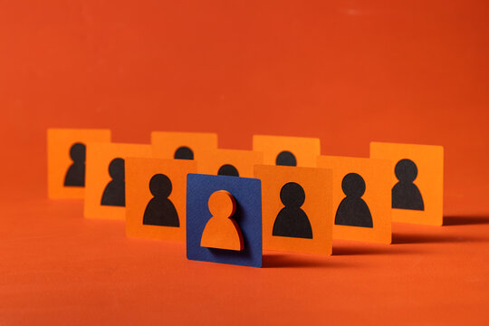 Conceptual image representing leadership and teamwork