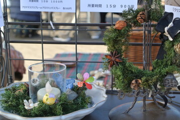 shop in christmas market