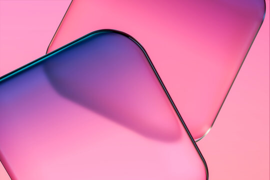 Glass Shapes Wallpaper