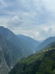 Fototapeta premium mountain landscape with clouds