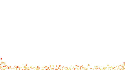 colorful flowers pattern frame border transparent background elemen