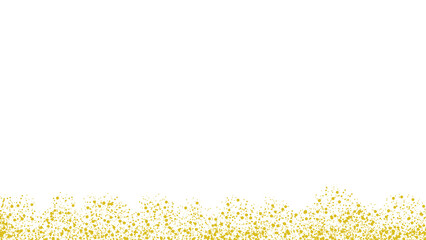 gold glitters frame border