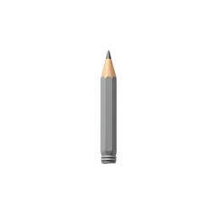 Gray pencil against a black background.
