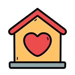 Charming Heart Home Icon