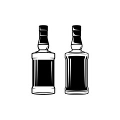 A bottle of whiskey 