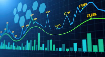 Analyzing Stock Market Data with Charts and Graphs Tracking Financial Performance and Investment Trends for Strategic Decision Making in the Global Economy