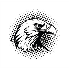 eagle head vector