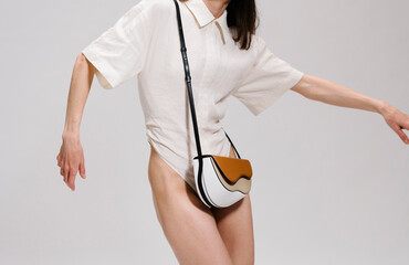 Stylish Minimalist Crossbody Bag Paired With Creative Modern Fas