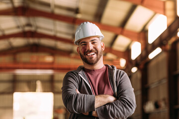 Satisfied worker