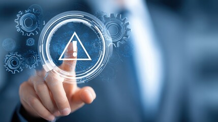 Incident management, business technology concept. Operational excellence in IT operations. Process of efficiently identifying, diagnosing and resolving unexpected problems that occur in IT systems.