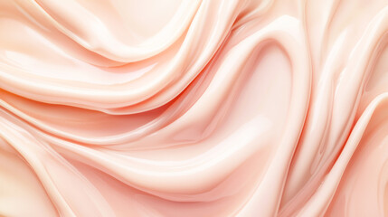 An abstract swirled oil texture in pastel hues, symbolizing hydration and skincare.